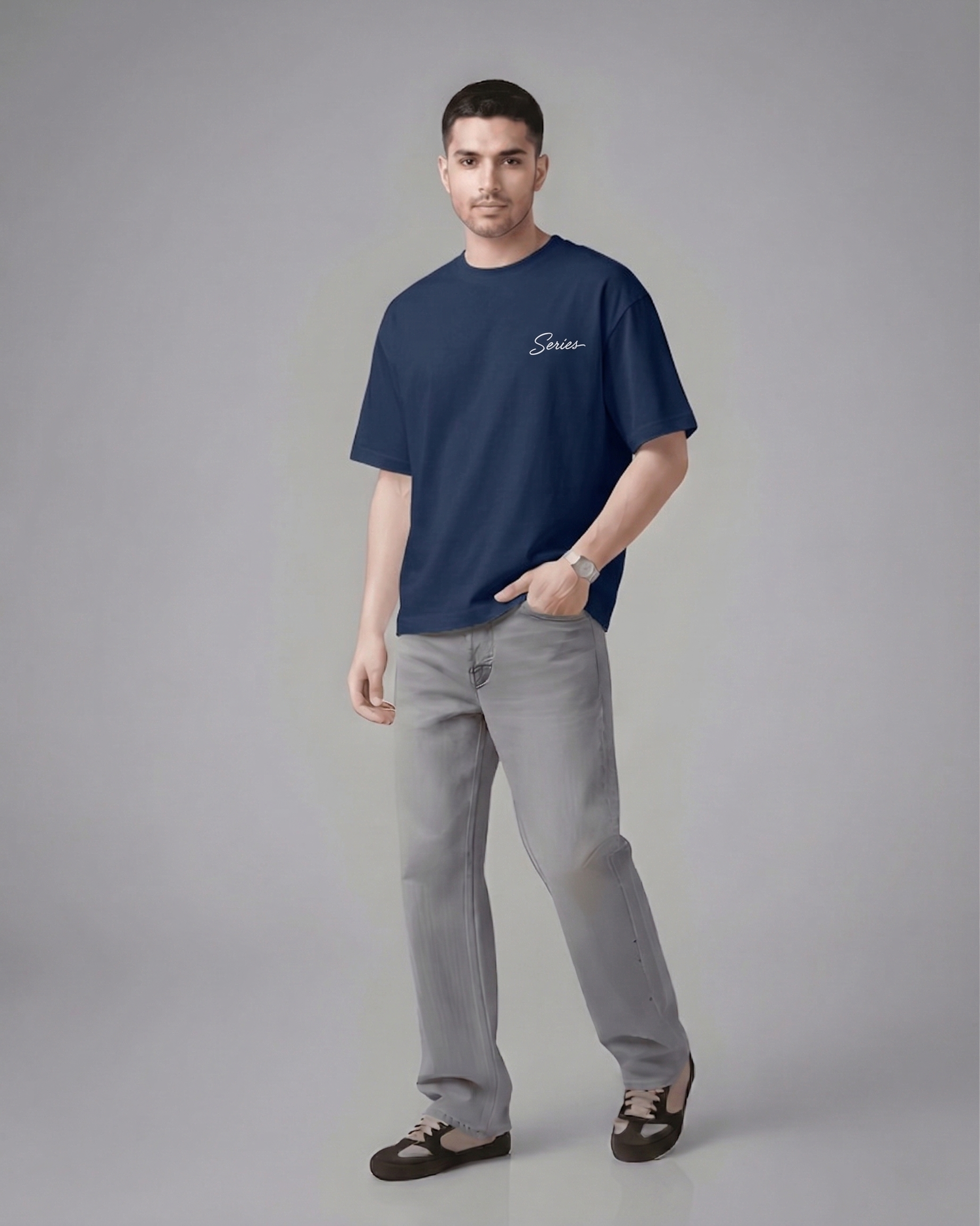 Aura Typography Oversized T-Shirt