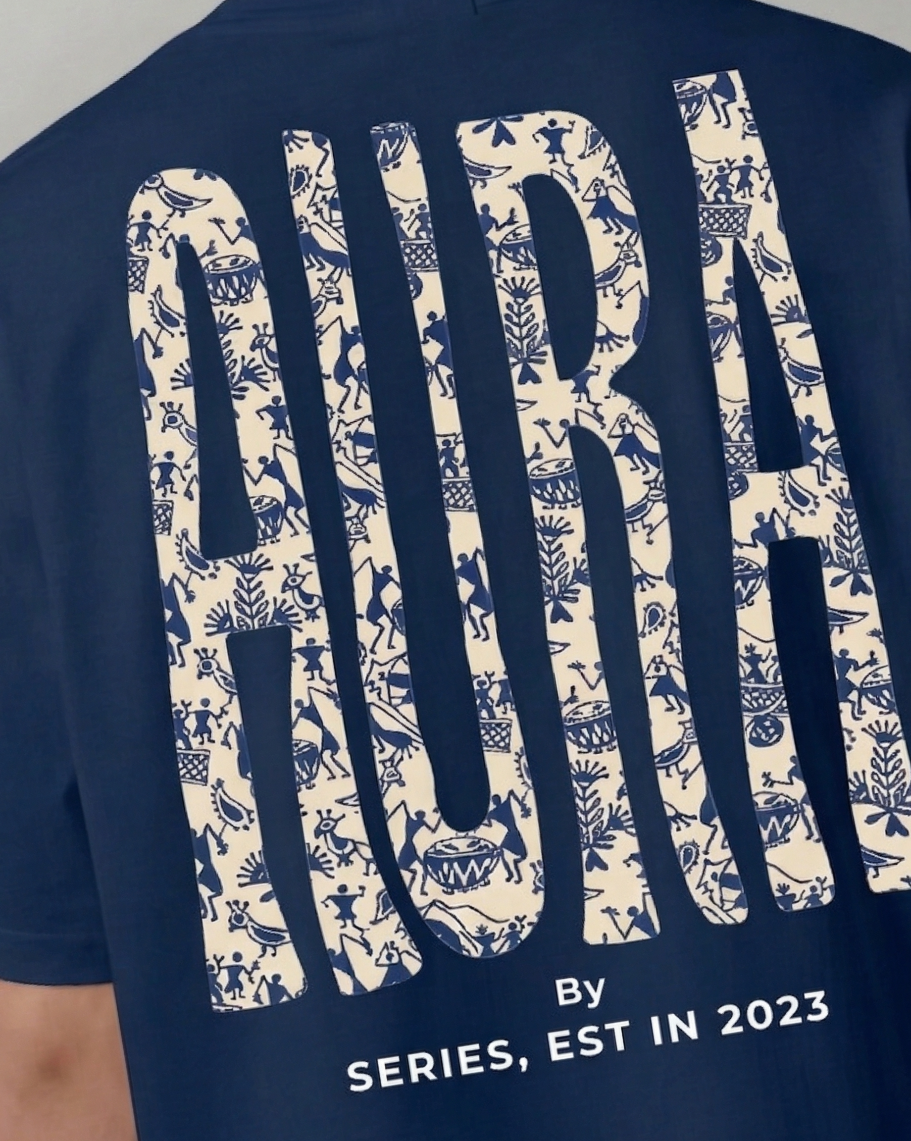 Aura Typography Oversized T-Shirt