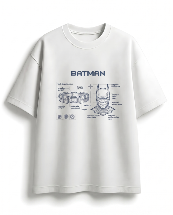 Batman Tactical Blueprint Oversized T-Shirt