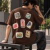 stamp 2 (4) Postcards From India (Limited) Oversized T-Shirt®