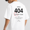 01 Error 404 Oversized T-Shirt