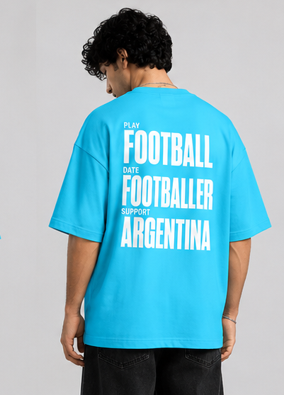 Footballer Argentina Oversized T-Shirt