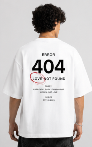 02 Error 404 Oversized T-Shirt