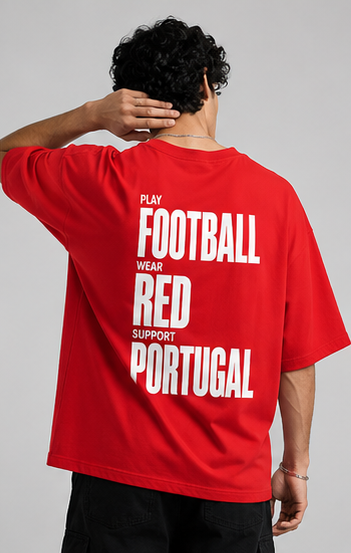 1 Footballer Argentina Oversized T-Shirt