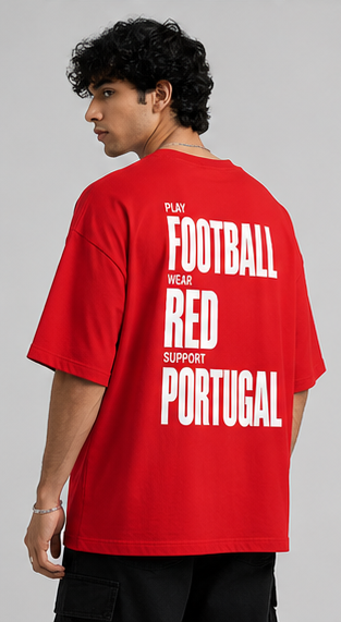 5 Footballer Argentina Oversized T-Shirt