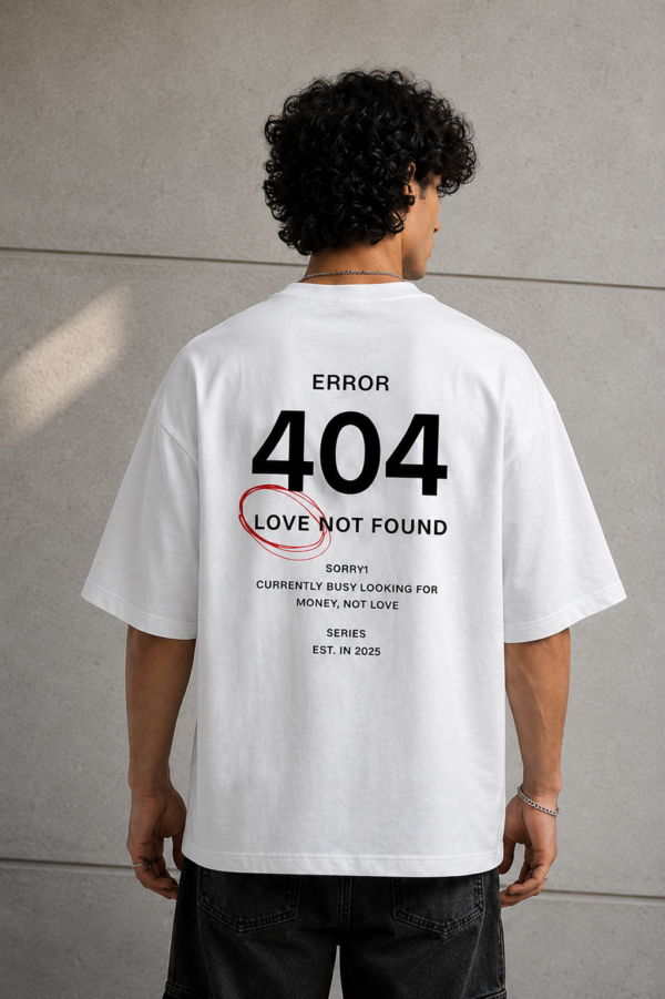 ChatGPT Image Jul 21, 2026, 05_23_53 PM Error 404 Oversized T-Shirt