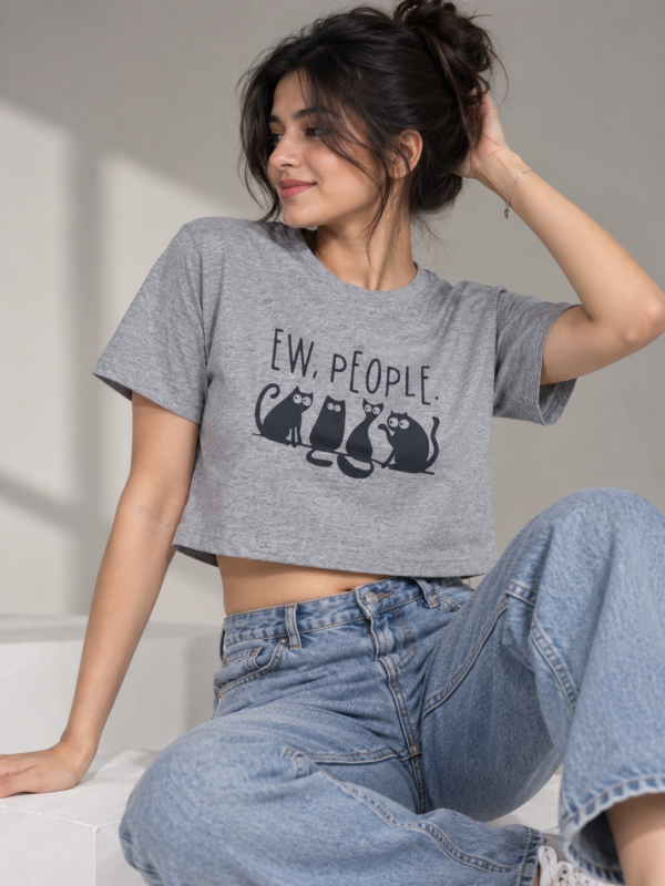 Eww, People Cropped T-Shirt