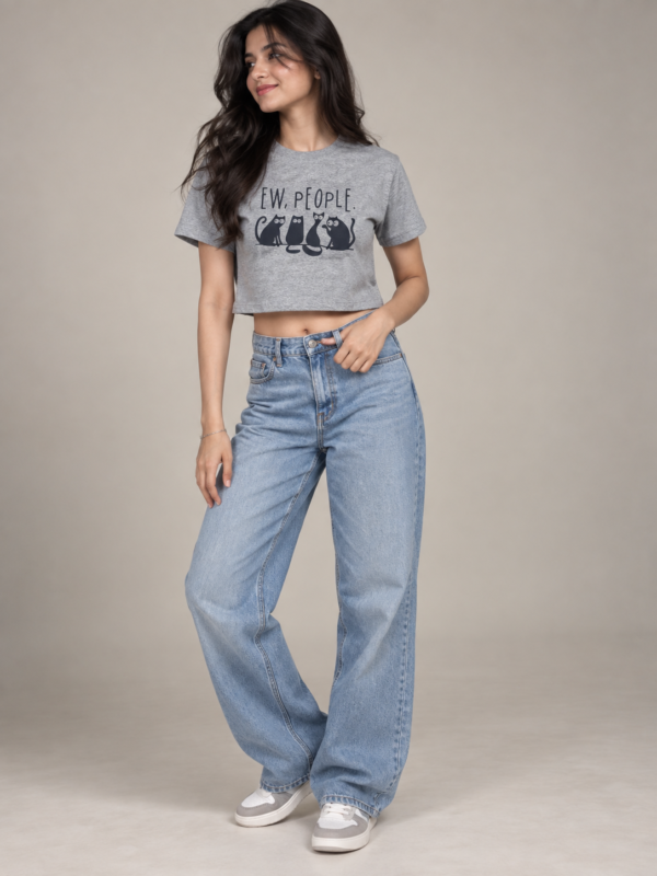 Eww, People Cropped T-Shirt